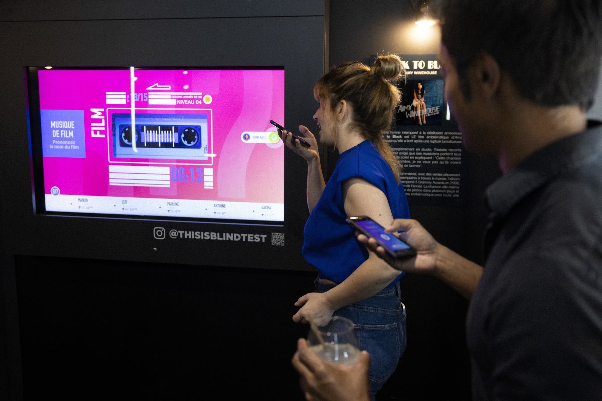 BlindTest musical avec écran